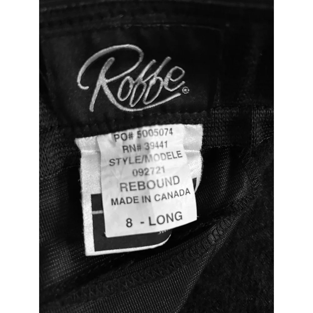 Roffe Rebound - Women's - Size 8 Long - Ski Snow Pants - Black - Heel Stirrups